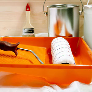 MSN DIY 7in 9in 10in mudah digunakan pegangan plastik ringan Roller cat - Product Image 5