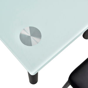 <span class=keywords><strong>Juego</strong></span> <span class=keywords><strong>de</strong></span> <span class=keywords><strong>Comedor</strong></span> Moderno <span class=keywords><strong>de</strong></span> Vidrio Inteligente <span class=keywords><strong>de</strong></span> <span class=keywords><strong>Segunda</strong></span> <span class=keywords><strong>Mano</strong></span> con Sillas Giratorias Redondas, Muebles para el Hogar - Product Image 2