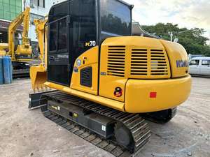 Excavatrice d'occasion Komatsu PC70 de 7 tonnes à faible durée de fonctionnement, moteur Cummins et pompe à bas prix - Product Image 4