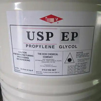 Composés organiques Propylène glycol PG Utilisation dans l'alimentation / les cosmétiques / l'industrie