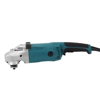Polisseuse d'angle industrielle filaire 2100W pour découpe de métal, disques 180/230mm, machine de meulage haute puissance 220V