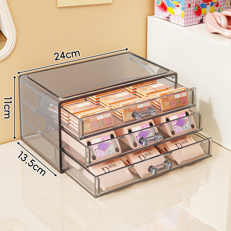 Translucent Black - Three-Drawer