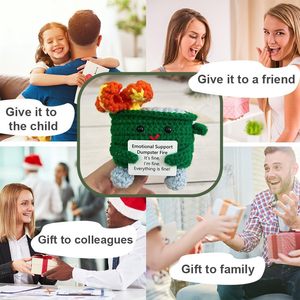 Muñecos de Pulpo, Pepino y Patata Hechos a Mano con Ganchillo, Juguetes de Hilo con Energía Positiva para Decoración y Regalos - Product Image 3