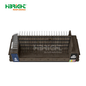 Estante de exhibición comercial de doble cara para trabajo pesado, conveniencia de supermercado, góndola, gabinete de papelería metálico para conveniente - Product Image 3