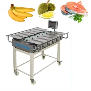 Máquina de pesagem manual semiautomática, balança combinada multihead para frutas vegetais