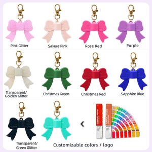 Llaveros de silicona con diseño personalizado para estuche de lápiz labial, clip para llaves de bálsamo labial de viaje, accesorio para cartera, llaves y mochila - Product Image 6