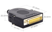 Connecteur mâle/femelle sans soudure D-SUB DB25, prix d'usine, adaptateur de carte de dérivation pour Module de Signal Terminal