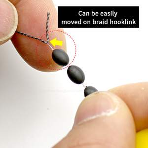 Perles ovales en tungstène, matériel de pêche à la <span class=keywords><strong>carpe</strong></span>, poids de montage, plombs, petits et grands - Product Image 6