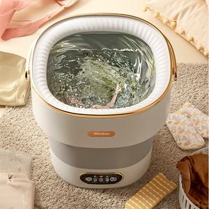 13L Mini-Waschmaschine mit großer Kapazität Zusammen klappbare zusammen klappbare tragbare Waschmaschine Neues verbessertes 3 intelligentes Reinigungs modell - Product Image 3