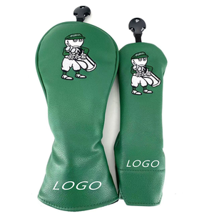 Housses de tête de golf en cuir PU personnalisées imperméables à l'eau couvre-club en bois de conducteur souple couvre-chef de putter de maillet - Product Image 5