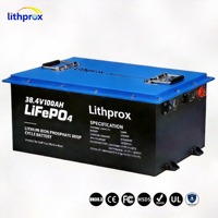 Batería de ciclo profundo LiFePO4 para montacargas, 38.4V 100AH, para manipulación de materiales, alta densidad de energía, CE FCC RoHS, OEM ODM, de fábrica