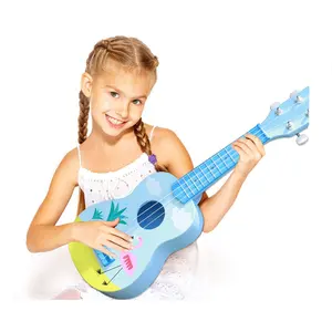 Eğitici oyuncaklar müzik aletleri 4 dizeleri tutmak ton Mini gitar Ukulele oyuncak çocuklar için