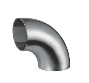 Sch45 degrees 90 degrees elbow butt welded forged water pipe fittings bevel end long stainless steel elbow