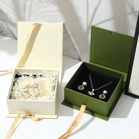 Boîte à bijoux en carton style livre avec ruban, pour montres, lunettes, bagues, colliers, boucles d'oreilles, bracelets, nail art et bracelets rigides, avec couvercle à charnière