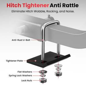 Extensor de cama de camión 2 en 1 de acero resistente 750 Lb. Estante de extensión de montaje de enganche plegable de capacidad para canoa Kayak escalera madera - Product Image 2