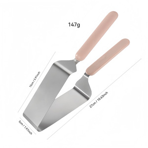 Stainless Steel Cake Separator Triangular Cake Transfer <b>Clip</b> Baking <b>Tool</b> Cake Divider - Product Image 3