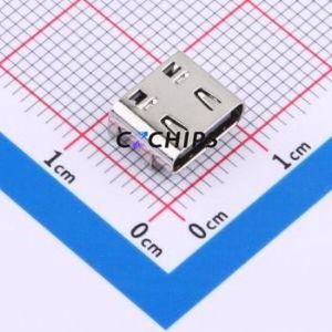 TYPE-611A-T3-5A USB Connector SMD Connector ( Connector Type: Type-C )( Protocol Standard: USB 3.1 )( Gender: Female ) - Product Image 1