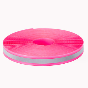 Thời trang đa màu phản quang in tùy chỉnh an toàn Dây thắt lưng ban nhạc đàn hồi - Product Image 2