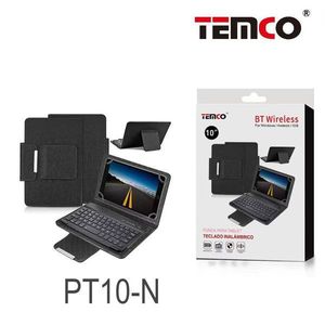Temco PT10-N 10 Inch <b>Tablet</b> Case With Wireless <b>Keyboard</b> <b>For</b> Windows Android IOS - Product Image 3