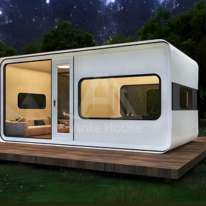 Casa Prefabbricata da 20 Piedi, Concept Apple Cabin Capsule con Set Completo di Mobili da <span class=keywords><strong>Cucina</strong></span> Integrati, Ufficio Incluso - Product Image 2