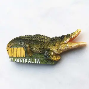 Aimants de réfrigérateur intéressants fabriqués en chine, parc de Crocodile de Darwin, continent du nord, australie