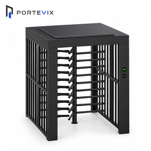 Torniquete de Seguridad de Doble Carril de Altura Completa, Anti-Escalada, con Control de Acceso por RFID, Biométrico y Código QR, de Alta Resistencia - Product Image 2