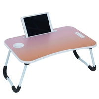Table de lit portable pliable portable avec tiroir de rangement et porte-gobelet bureau pour ordinateur portable support plateau de service