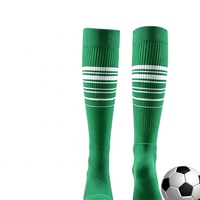 Chaussettes de football antidérapantes personnalisées, respirantes et absorbant l'humidité, chaussettes de sport pour le football