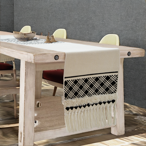 Juego de Decoración de Mesa de Estilo Nórdico, Listo para Enviar, Camino de Mesa al por Mayor con Borlas para Bodas, Hogar, Cocina o Restaurante - Product Image 3