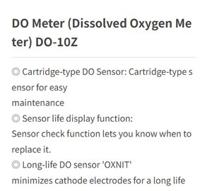 Analyseur d'oxygène dissous DO-10Z pour la surveillance de la qualité des eaux usées - Product Image 2
