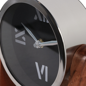 Orologio da Tavolo Moderno Rotondo con Numeri Romani per Arredamento Casa e Soggiorno, Piccolo Orologio da Mensola - Product Image 6