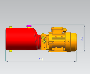 380V/220V Ac Dock Leveler Kleine Hydraulische Power Unit Met Certificaat Ce Mini Hydraulische Power Unit - Product Image 3
