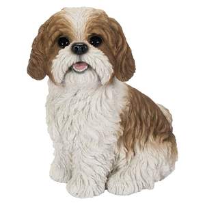 Lindo cachorro resina artesanía realista Jack <span class=keywords><strong>Russell</strong></span> Terrier perro fibra de vidrio escultura - Product Image 3