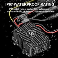Convertisseur de tension Kewig étanche IP67 48V-120V vers 12V, régulateur, réducteur, transformateur avec fusible pour moto, voiturette de golf, scooter