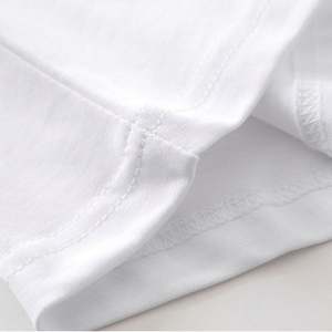 Personalizado 100% algodón de los hombres de gran tamaño camisetas bordado carta patrón camiseta tejido fabricante - Product Image 5