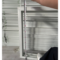 Moustiquaire de sécurité UPVC gris de 12 cm de large avec double vitrage trempé pour l'Afrique – Vente en gros