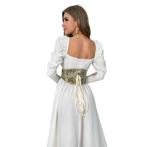 Haut <span class=keywords><strong>corset</strong></span> à motifs jacquard avec boucle avant <span class=keywords><strong>Sous</strong></span>-<span class=keywords><strong>vêtement</strong></span> amincissant vintage inspiré de la cour - Product Image 4