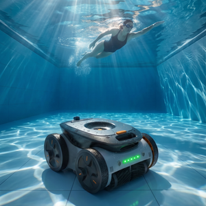 Robot nettoyeur de piscine Addotron Hydro grande capacité, 25 800 mètres carrés, nettoyage complet de la piscine - Product Image 1