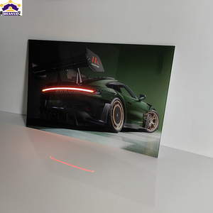 Affiche néon de supercar de haute qualité, art mural de voiture de course sportive, décoration de <span class=keywords><strong>garage</strong></span> et de cave pour homme, cadeau pour les amateurs de voitures - Product Image 2