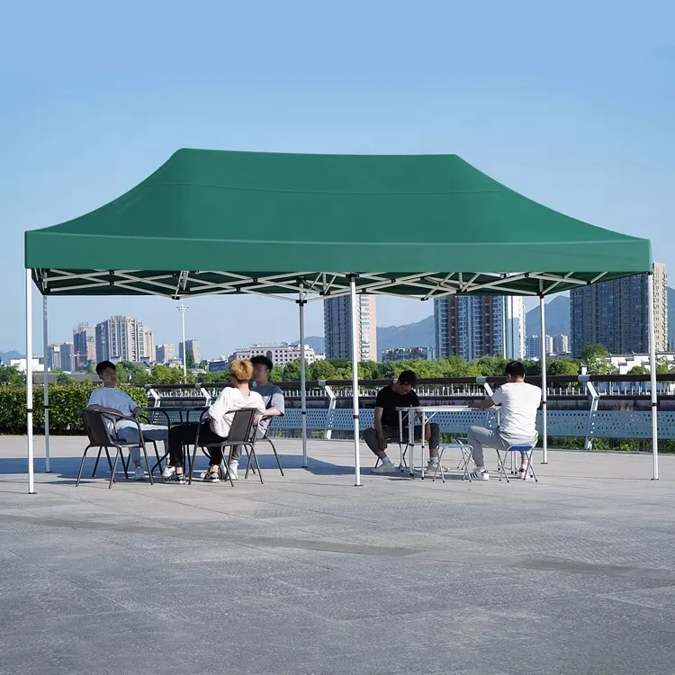 Fabricant d'auvent pliant Gazebo salon commercial 10X10 10X15 10X20 tente d'auvent personnalisé Pop Up événement grand événement Easy Up tentes extérieures