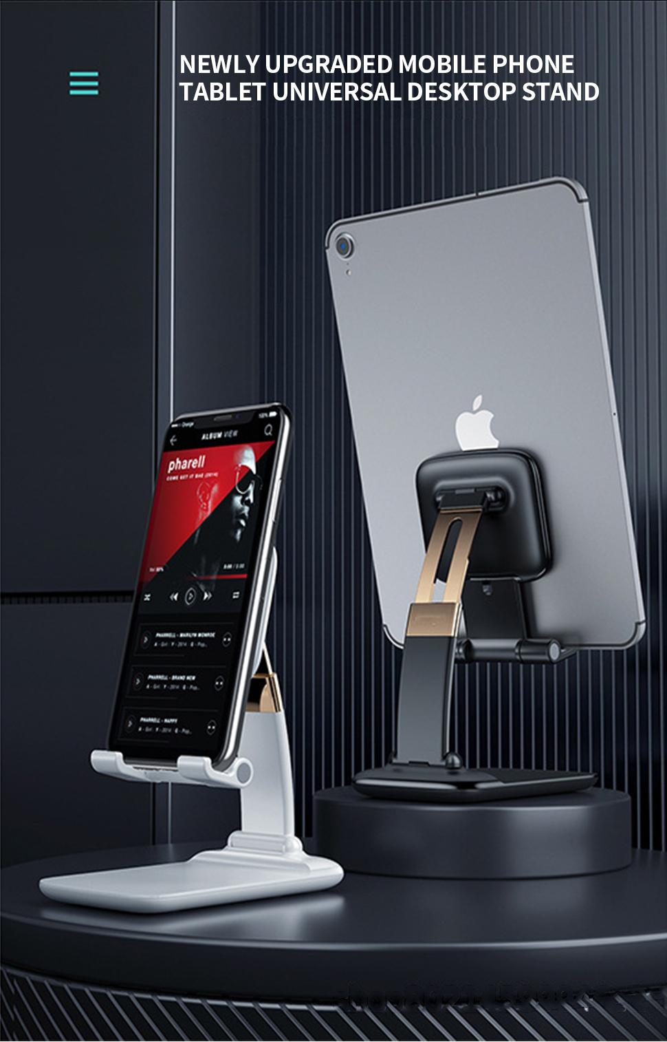 Universal Fully Custom Made Tablet Retractable Foldable Desktop portable Folding Adjustable Tablet Stand Mobile Phone Holder