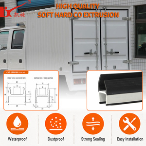 Échantillon Gratuit, Prototype Rapide, Tailles Personnalisées, Bande d'Étanchéité en PVC Co-extrudé Souple et Rigide pour Camion Frigorifique et Conteneur - Product Image 2
