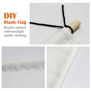 Sẵn Sàng Để Tàu Biểu Tượng Tùy Chỉnh Thăng Hoa In Ấn Đồng Bằng Bông Vải Treo Tường Trống Biểu Ngữ Cờ Cờ Tính Năng Cầm Tay - Product Image 5