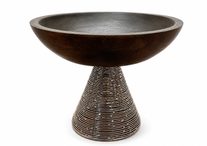High Quality Modern Round Metal <b>Decorative</b> <b>Plate</b> Handmade Solid Design Stand Bowl Style Seller From India - Product Image 1