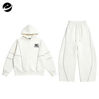 Ensemble de survêtement personnalisé avec logo, jogging en coton, survêtement, ensemble de survêtement brodé, pantalon de survêtement et sweat-shirt unisexe pour femmes et hommes