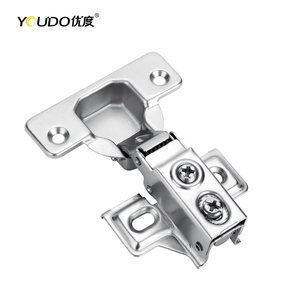 YOUDO Herrajes de cocina de cierre suave <span class=keywords><strong>Bisagra</strong></span> de gabinete de <span class=keywords><strong>brazo</strong></span> corto <span class=keywords><strong>con</strong></span> taza de hierro de 35mm para puertas de muebles - Product Image 1
