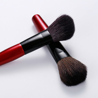 2026 Gaya Baru 5 PCS Set Kuas Makeup Mini Profesional Portabel untuk Perjalanan Bulu Rubah Salju Wajah Concealer Cukur Pensil Alis