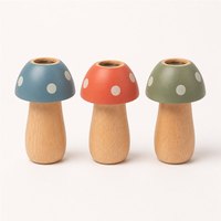 Ensemble de kaléidoscopes en bois peints à la main, en bois de hêtre, jouet sensoriel, cadeau d'anniversaire, vente en gros