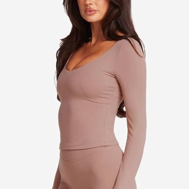 Long sleeves- Red Brown