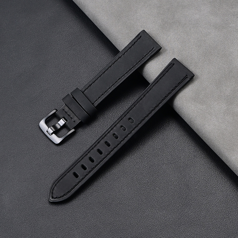 Boucle noire + argentée